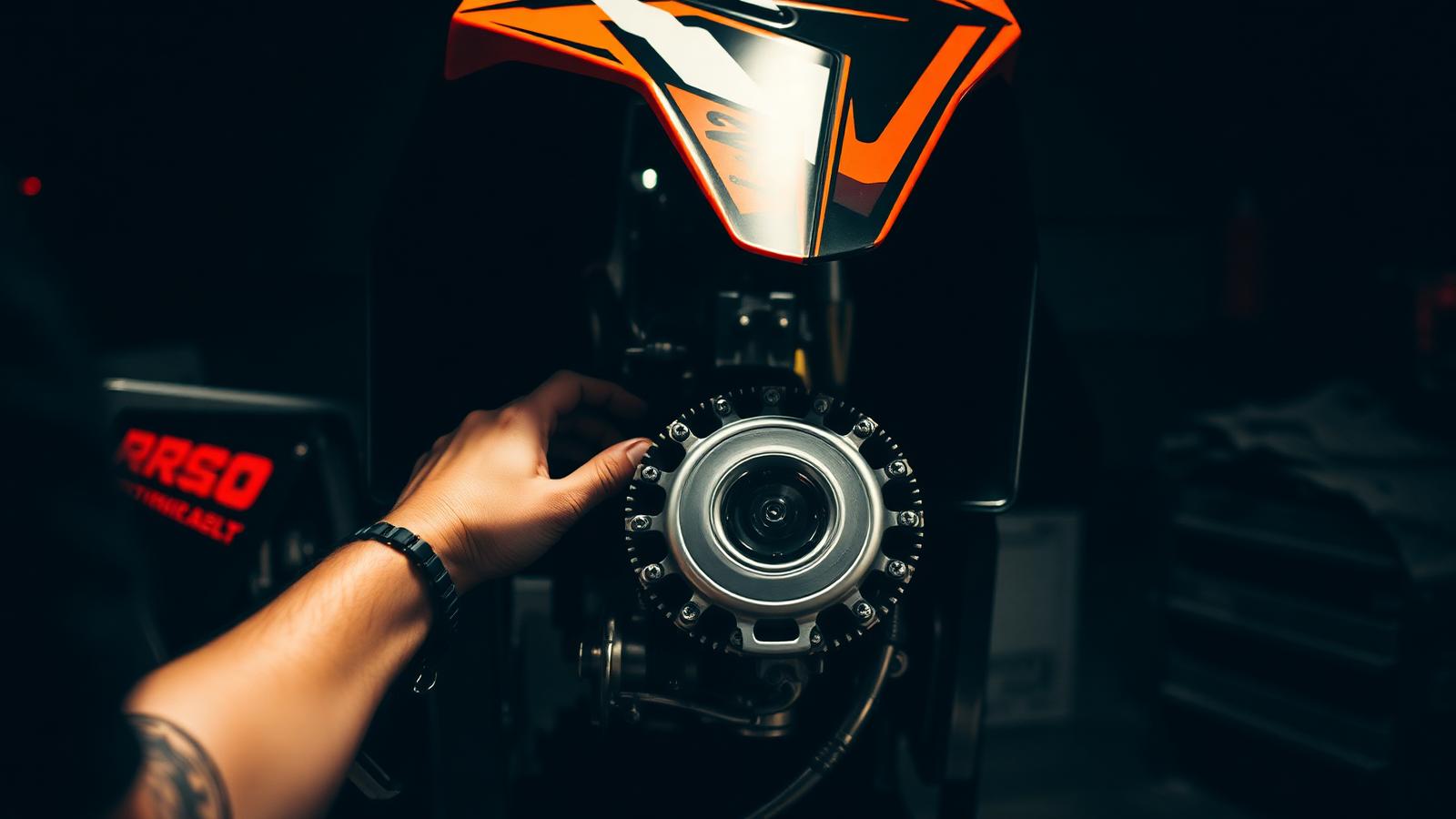 Oficina EVOX PARTS — detalhe de componente